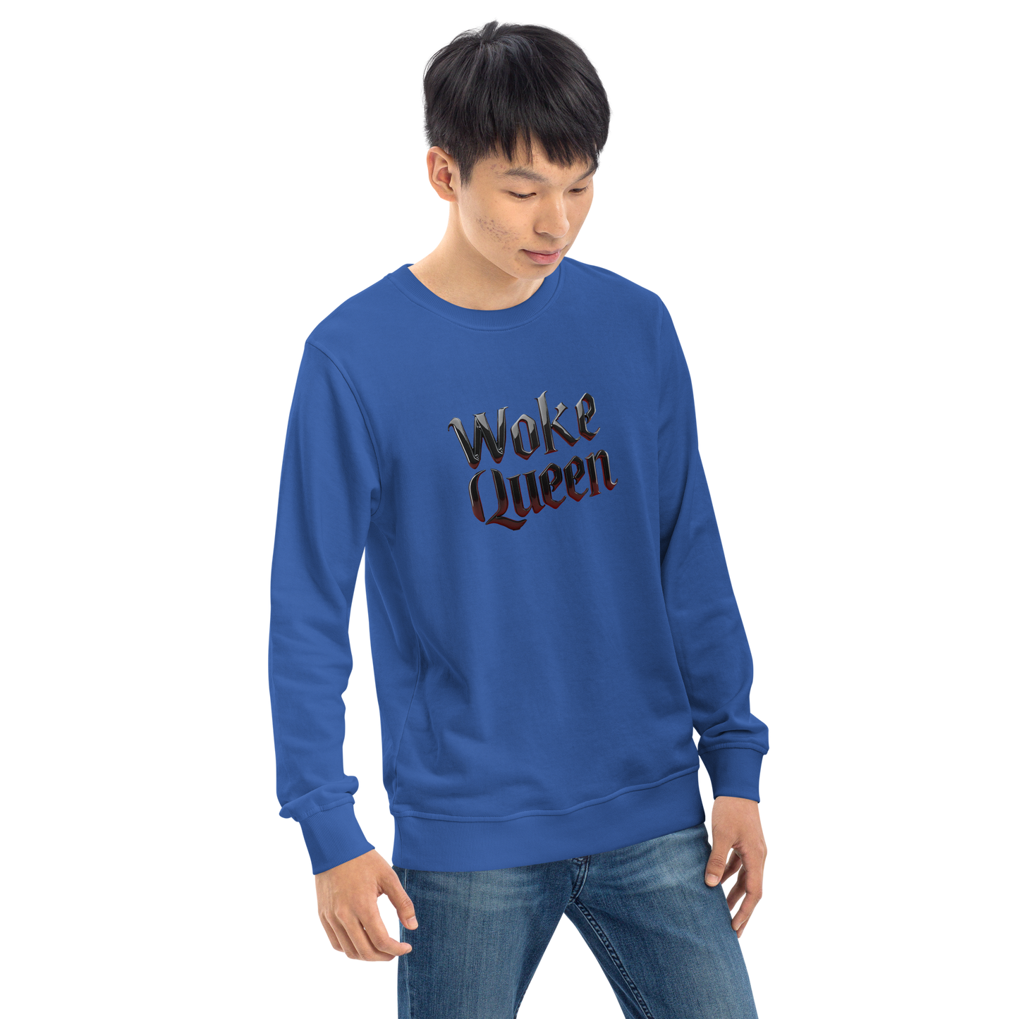 WOKE QUEEN Unisex organic sweatshirt