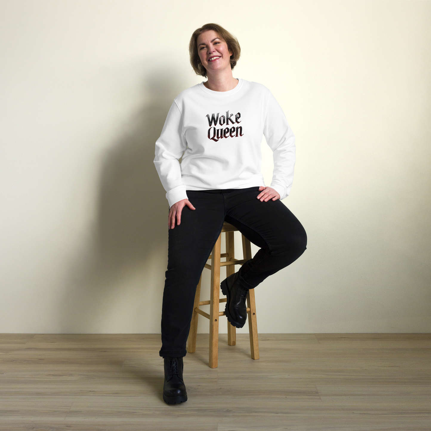 WOKE QUEEN Unisex organic sweatshirt