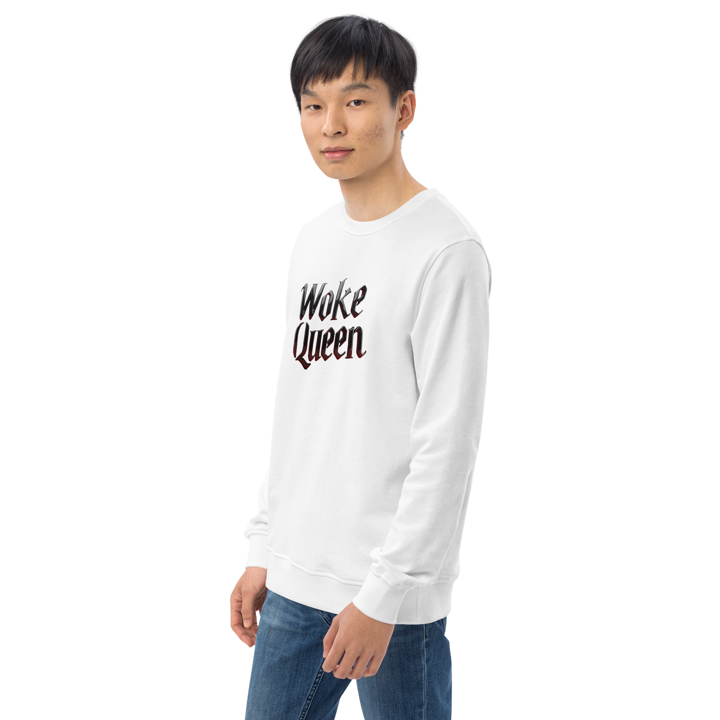 WOKE QUEEN Unisex organic sweatshirt