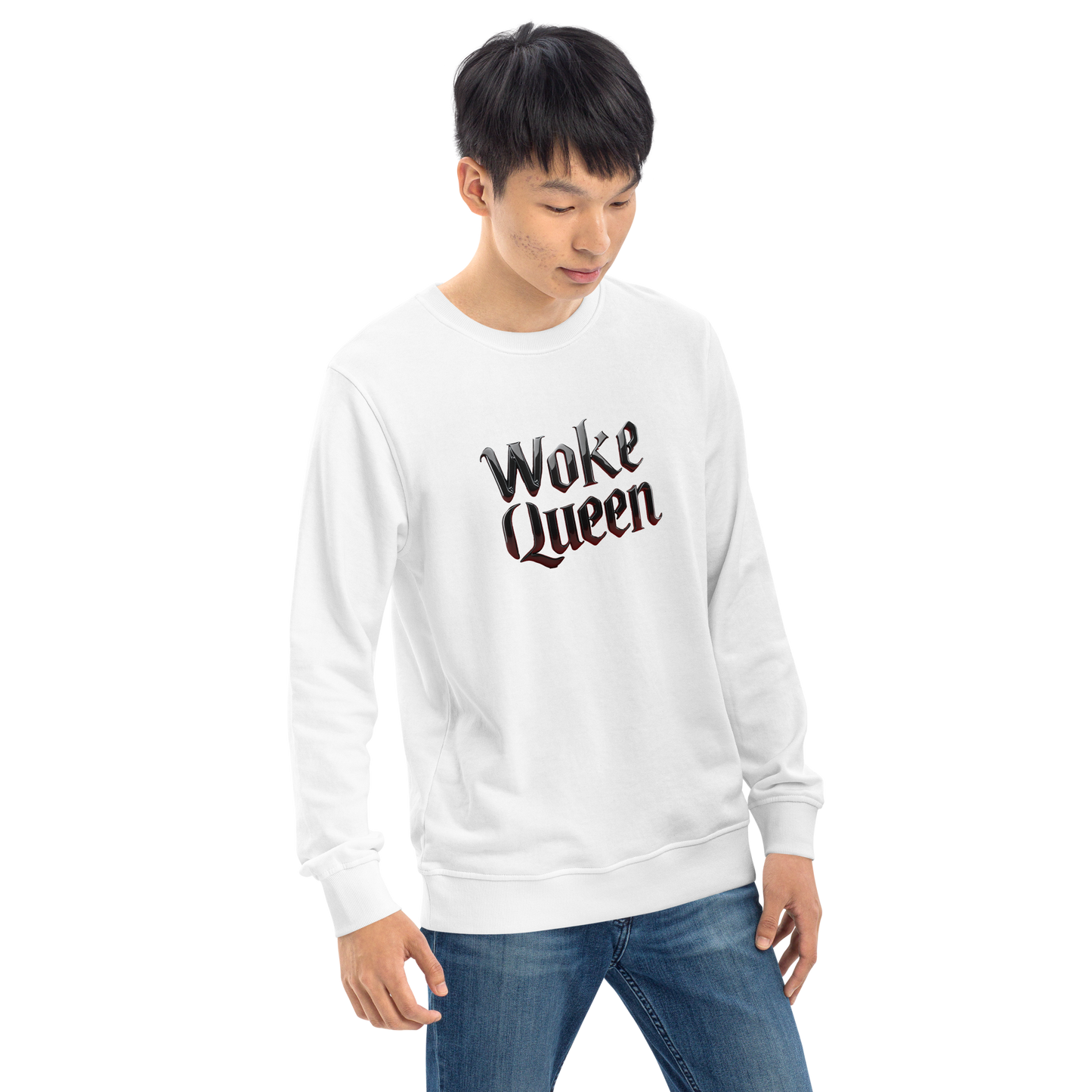 WOKE QUEEN Unisex organic sweatshirt