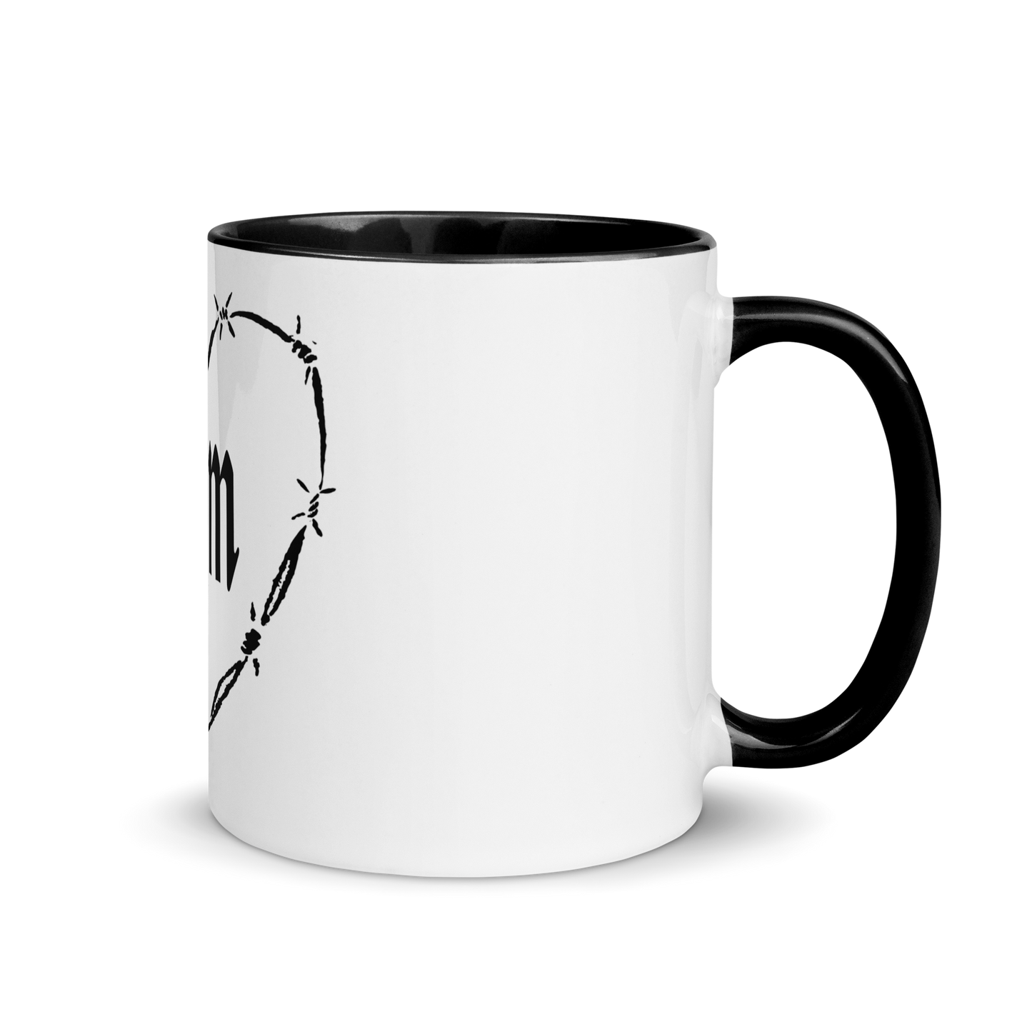 Strong as a Mother Black and White Mug