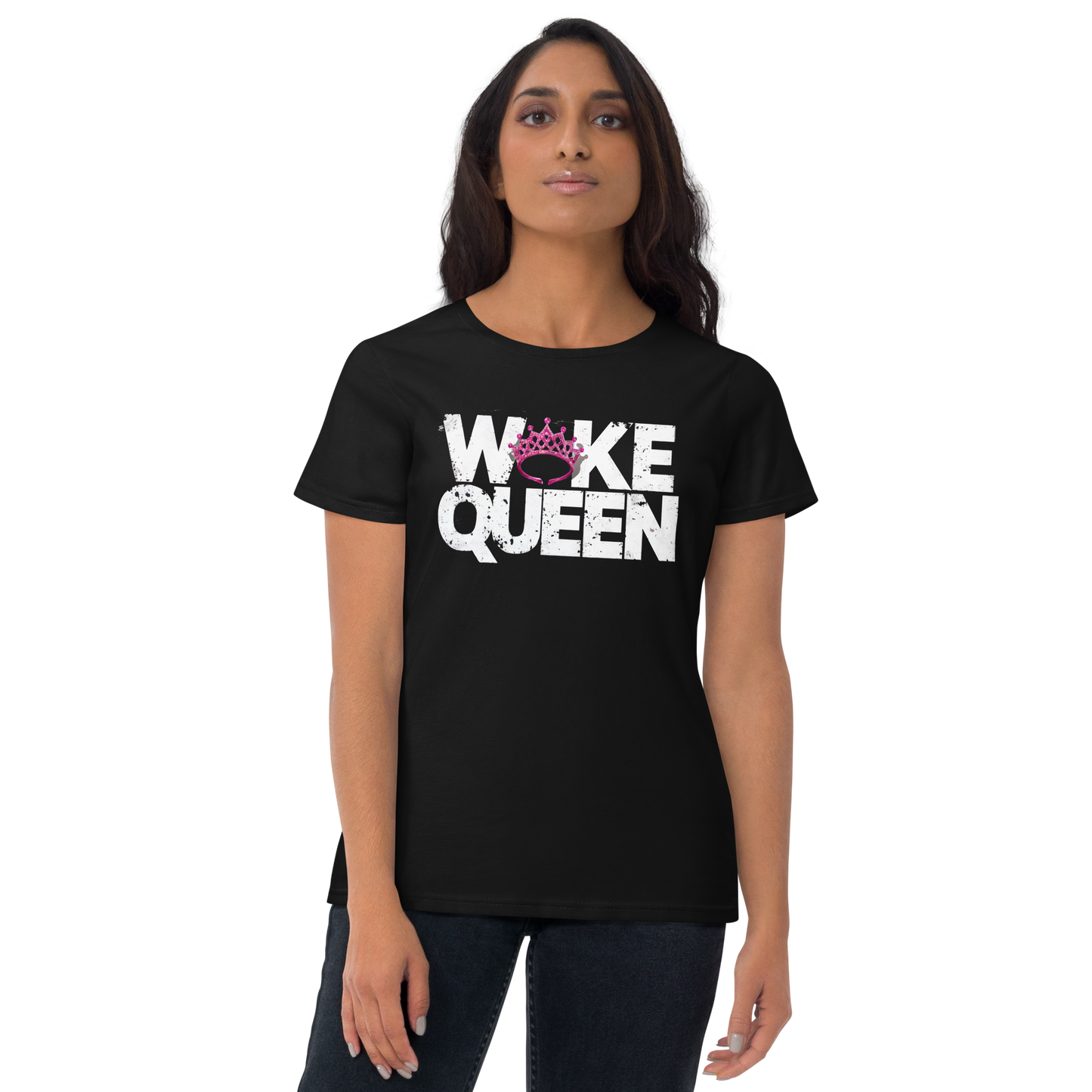 WOKE QUEEN Women's short sleeve t-shirt