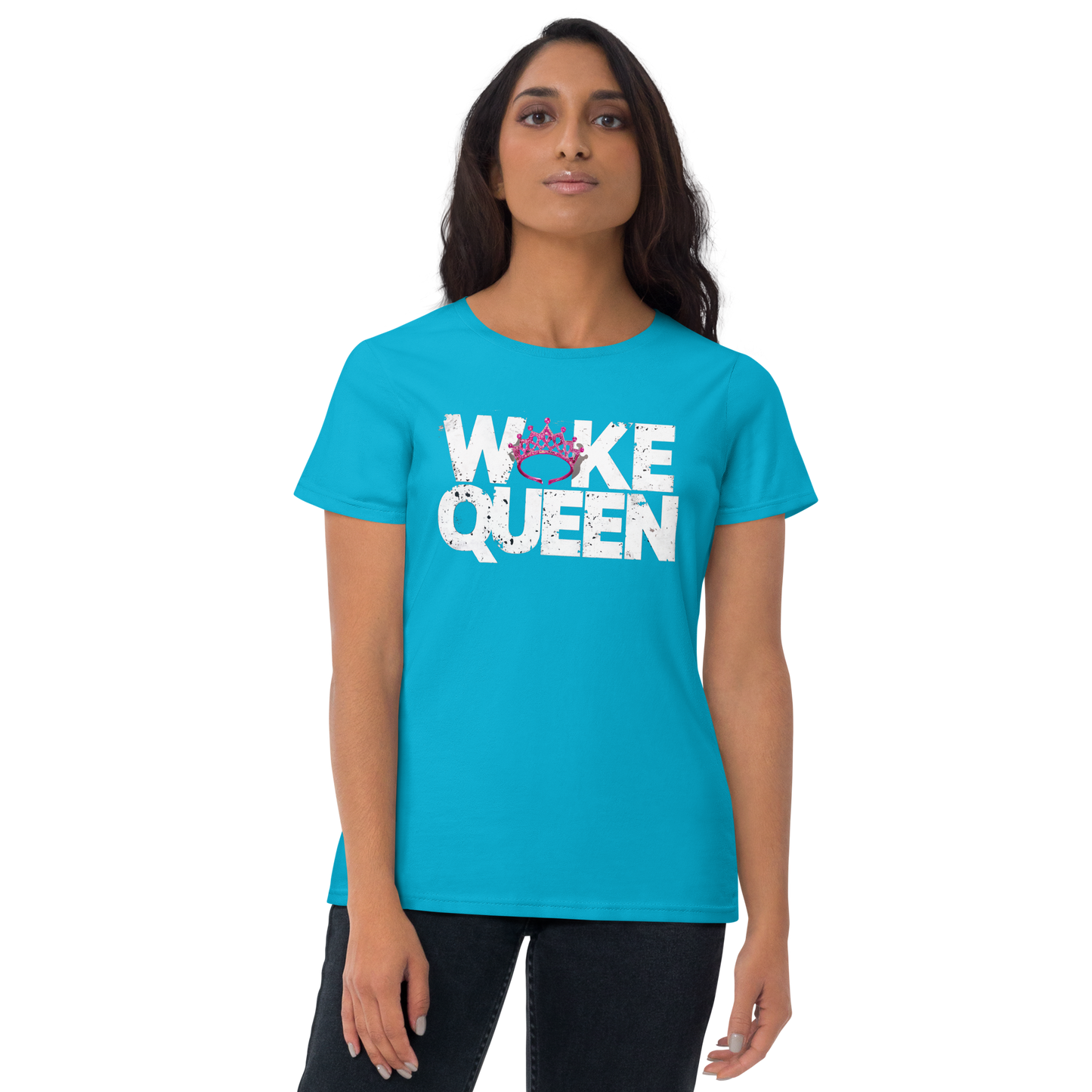 WOKE QUEEN Women's short sleeve t-shirt
