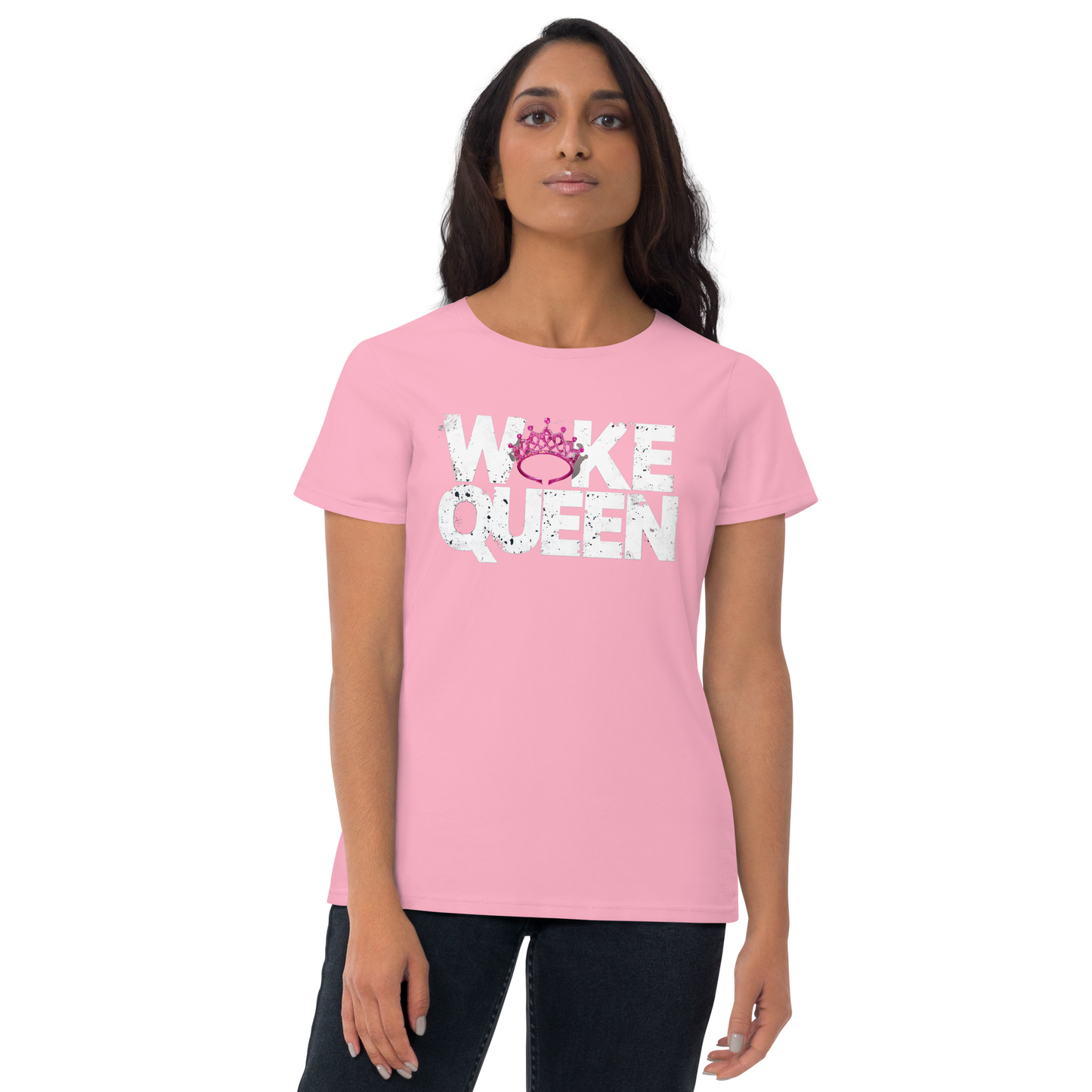 WOKE QUEEN Women's short sleeve t-shirt