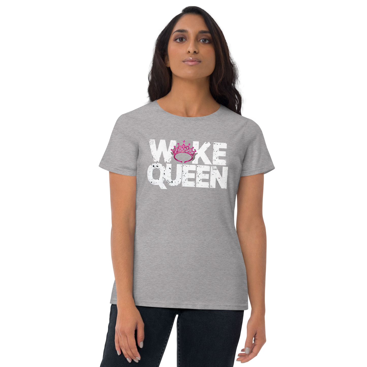 WOKE QUEEN Women's short sleeve t-shirt