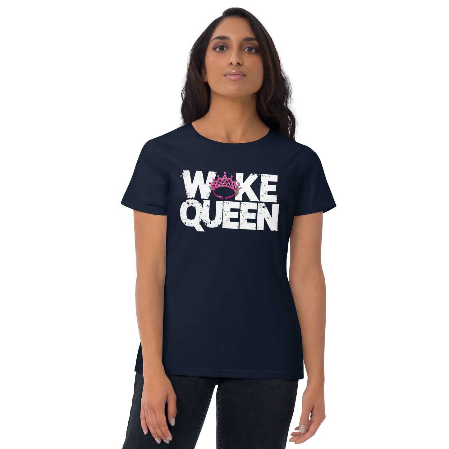 WOKE QUEEN Women's short sleeve t-shirt