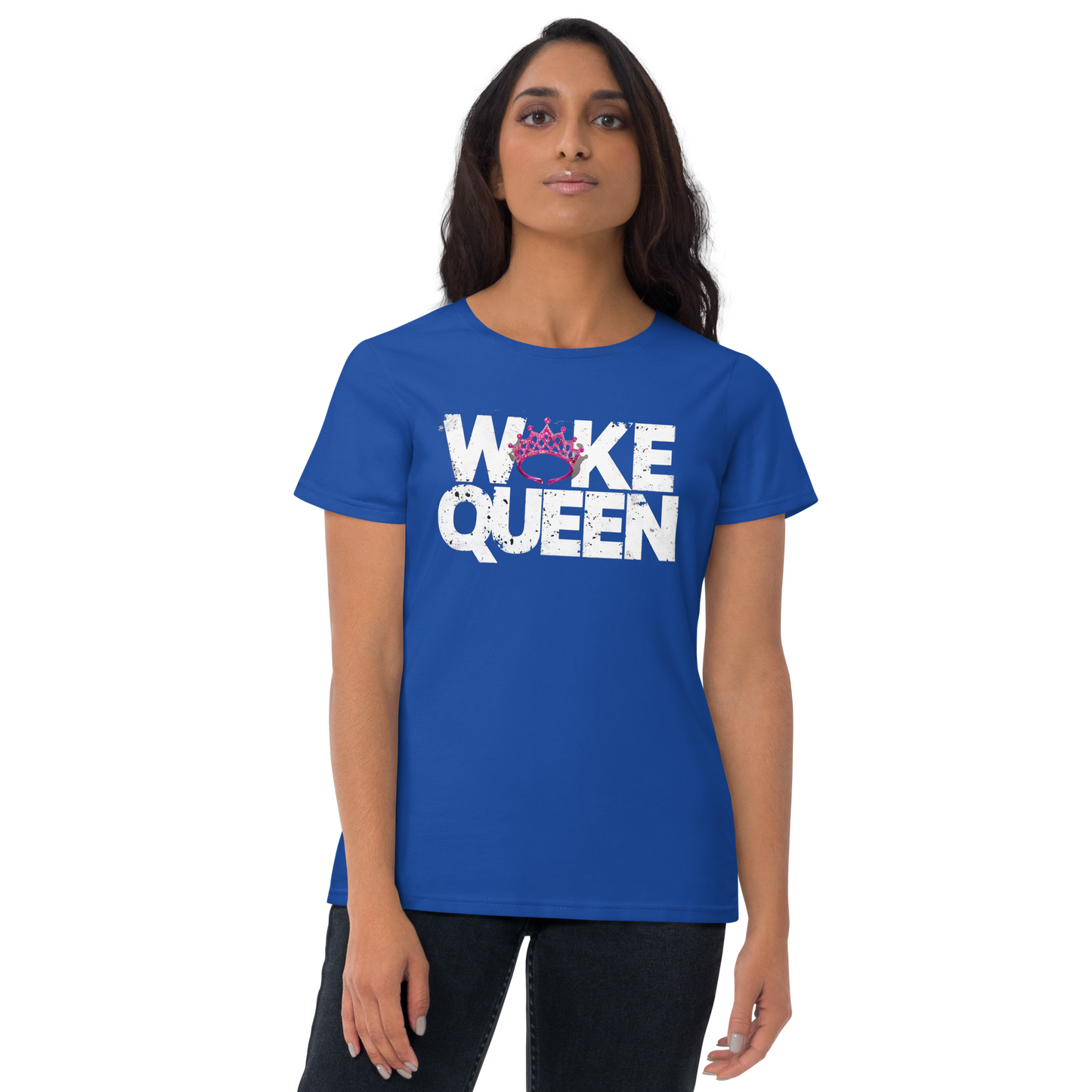 WOKE QUEEN Women's short sleeve t-shirt