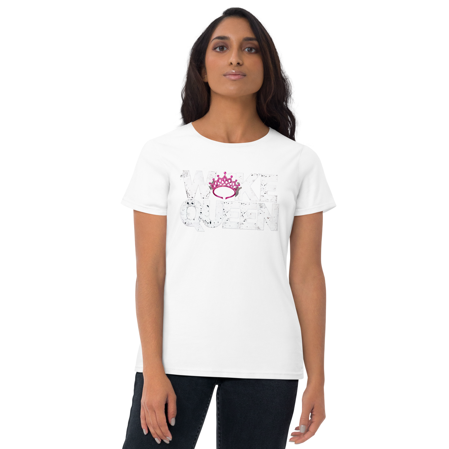 WOKE QUEEN Women's short sleeve t-shirt