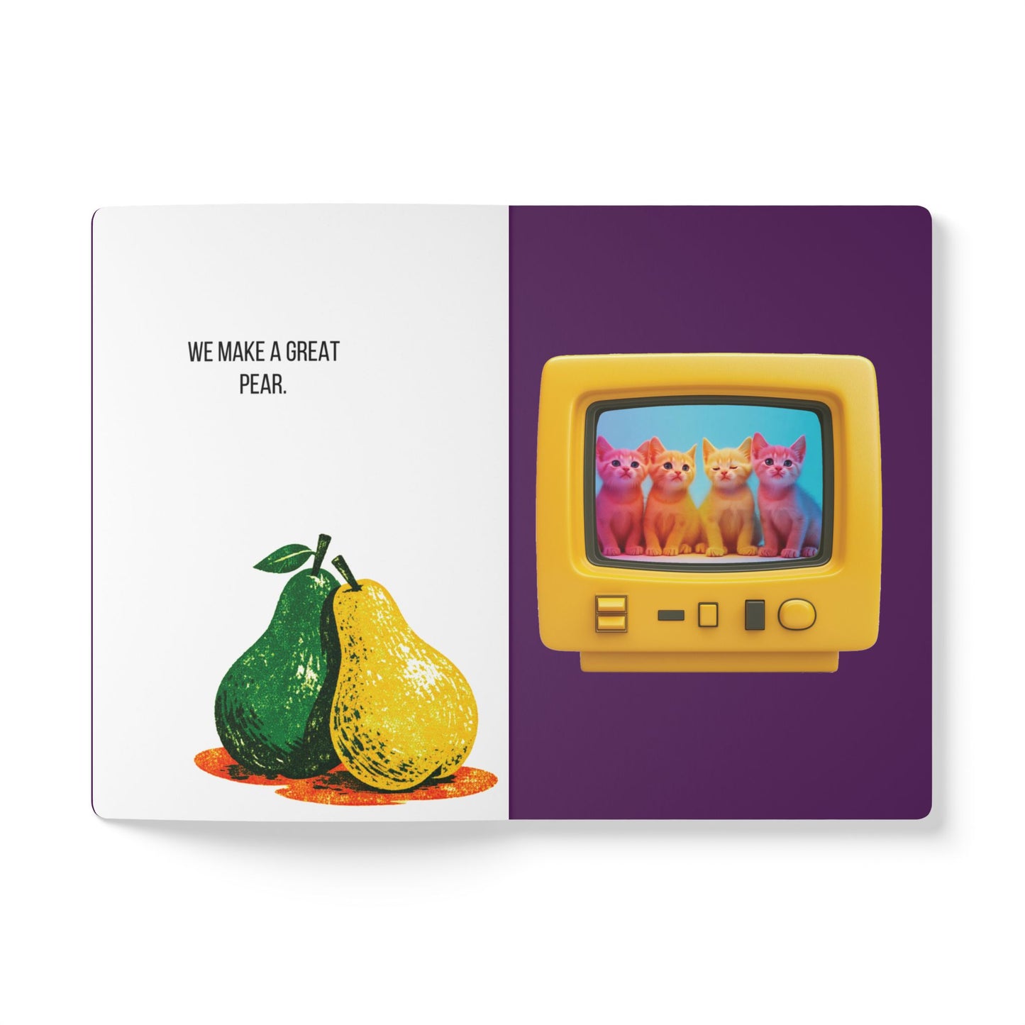 Softcover Journal -  “I’m So Board Without You Here.” Funny Pun Notebook