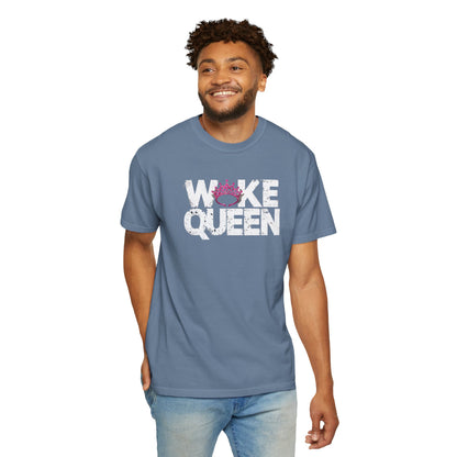 Unisex WOKE QUEEN Tiara Style Garment-Dyed T-shirt
