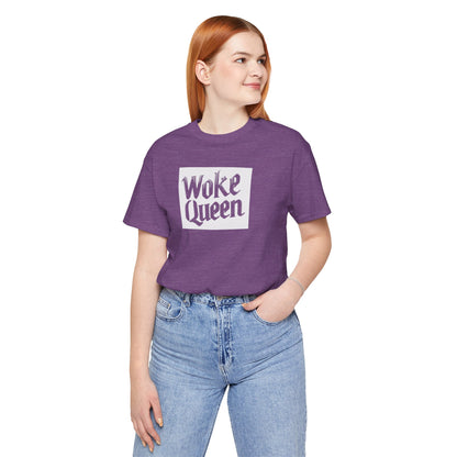 Unisex Woke Queen Jersey Short Sleeve Tee