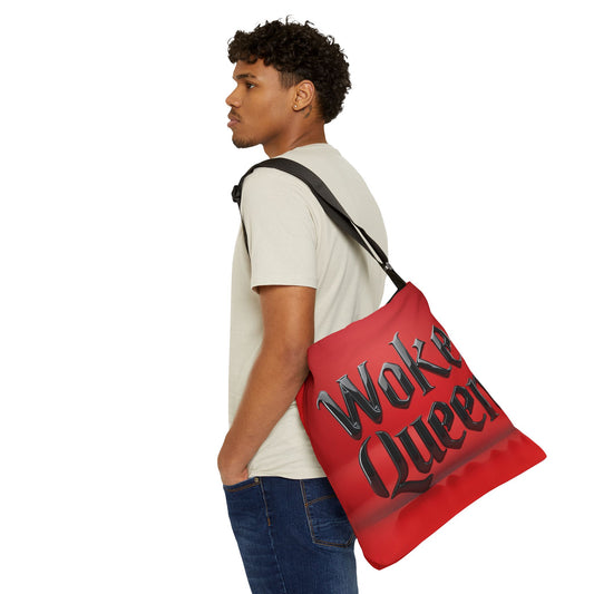 WOKE QUEEN Adjustable Tote Bag - Red