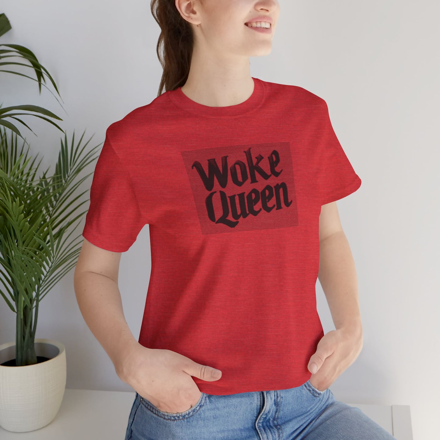 Unisex Woke Queen Jersey Short Sleeve Tee