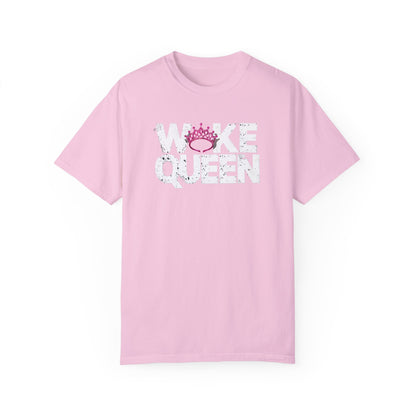 Unisex WOKE QUEEN Tiara Style Garment-Dyed T-shirt