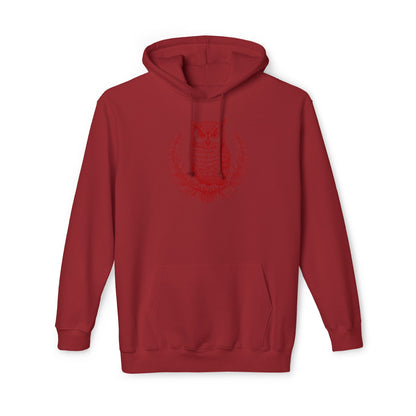 Owl Design Unisex Hooded Sweatshirt - Cozy & Stylish Gift for Nature Lovers