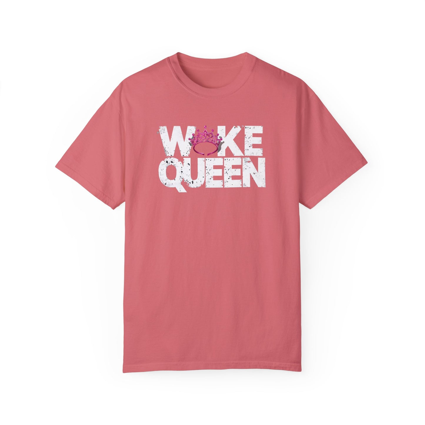 Unisex WOKE QUEEN Tiara Style Garment-Dyed T-shirt