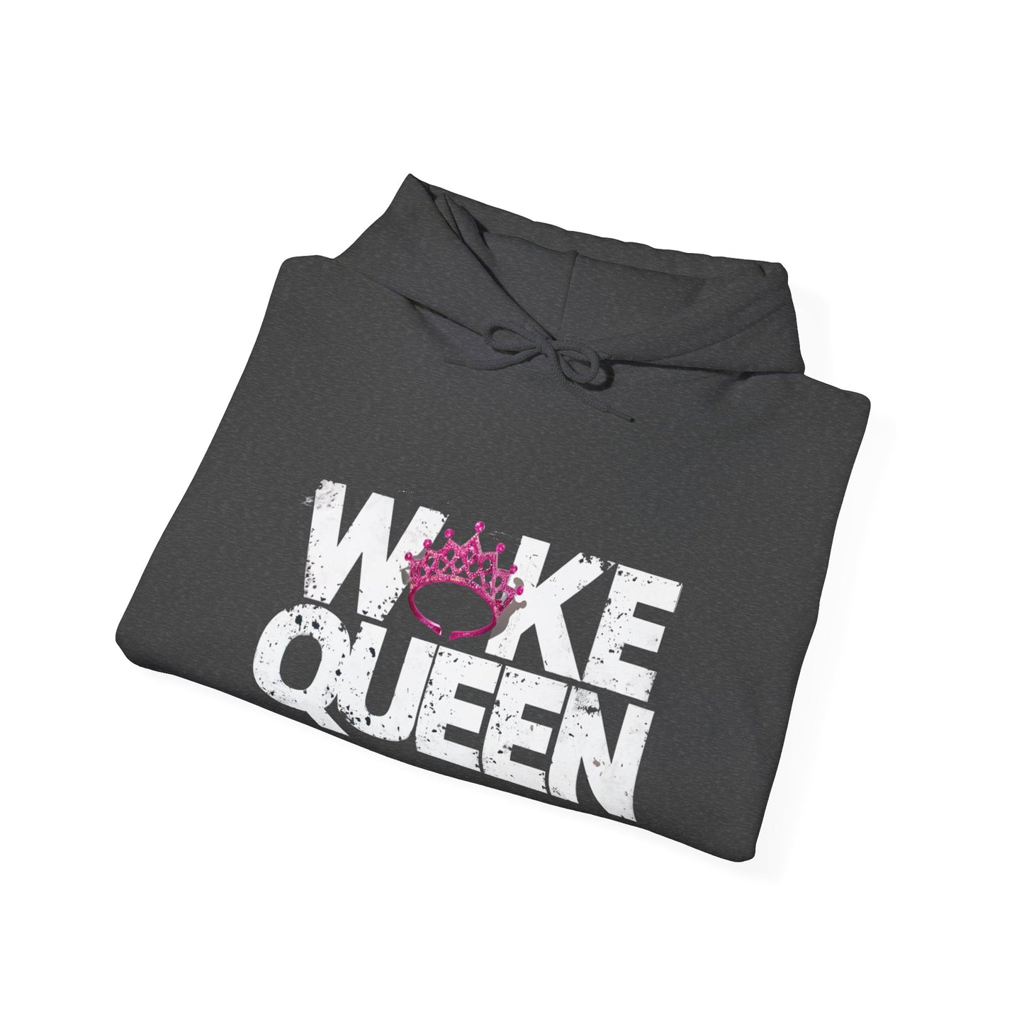 Unisex Woke Queen Tiara Heavy Hooded Sweatshirt