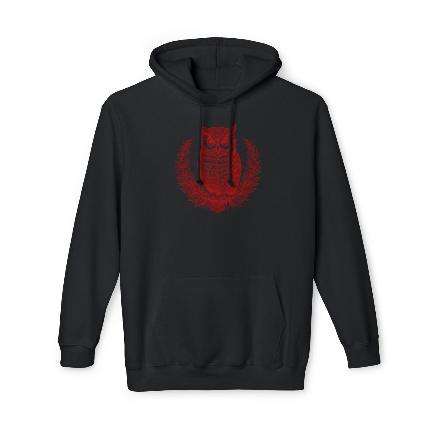 Owl Design Unisex Hooded Sweatshirt - Cozy & Stylish Gift for Nature Lovers