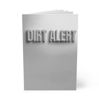 Grey Dirt Alert - Softcover Notebook, A5