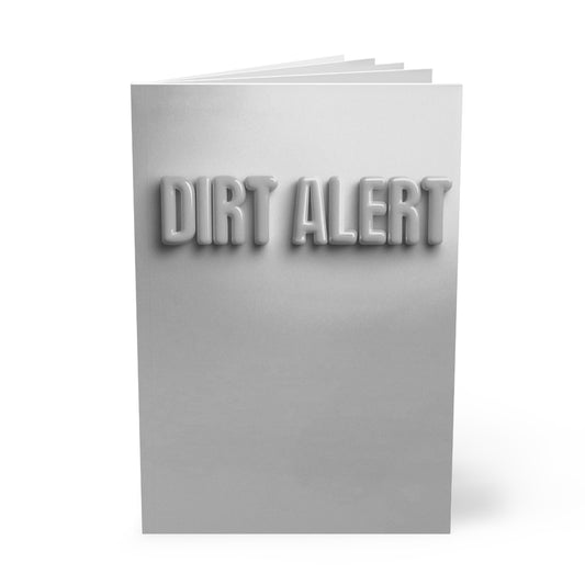 Grey Dirt Alert - Softcover Notebook, A5