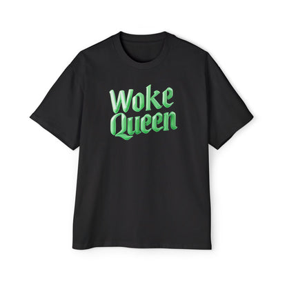 Unisex Heavy Oversized Woke Queen Green Tee