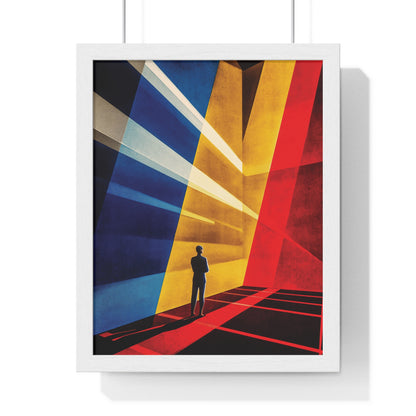 Bauhaus Mister Movie Theater Vertical Framed Poster