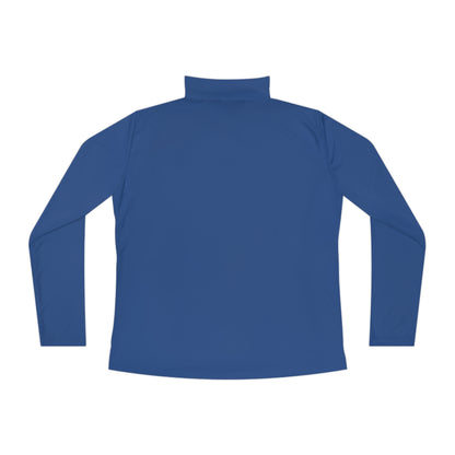 I HEART MOM Ladies Quarter-Zip Pullover