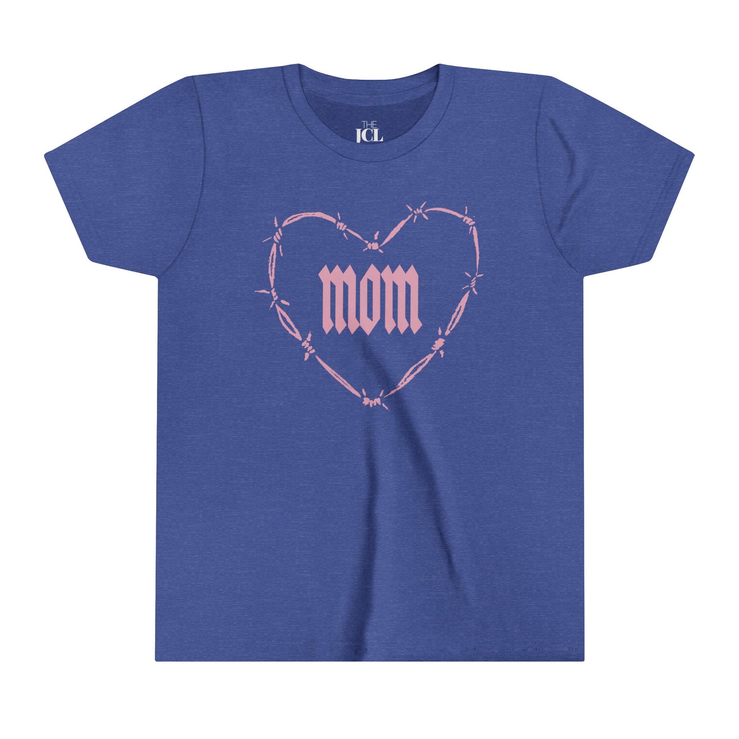 I HEART MOM Youth Short Sleeve Tee