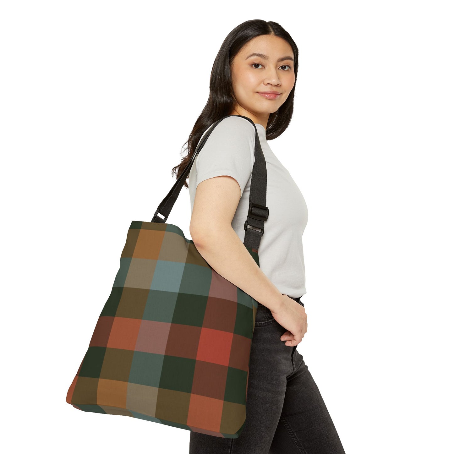 Coventry Plaid Adjustable Tote Bag