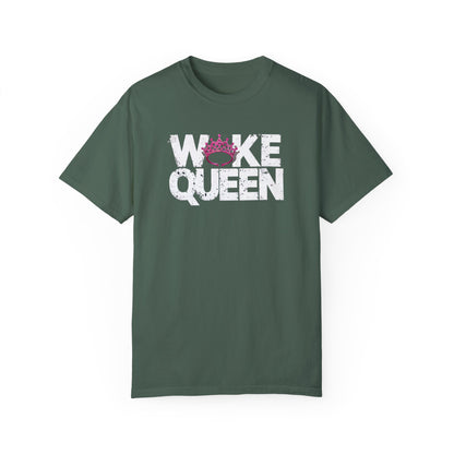 Unisex WOKE QUEEN Tiara Style Garment-Dyed T-shirt