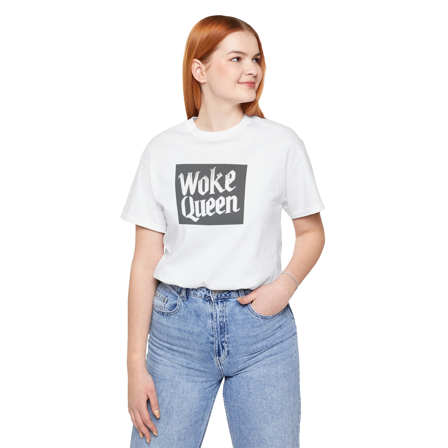 Unisex Woke Queen Jersey Short Sleeve Tee