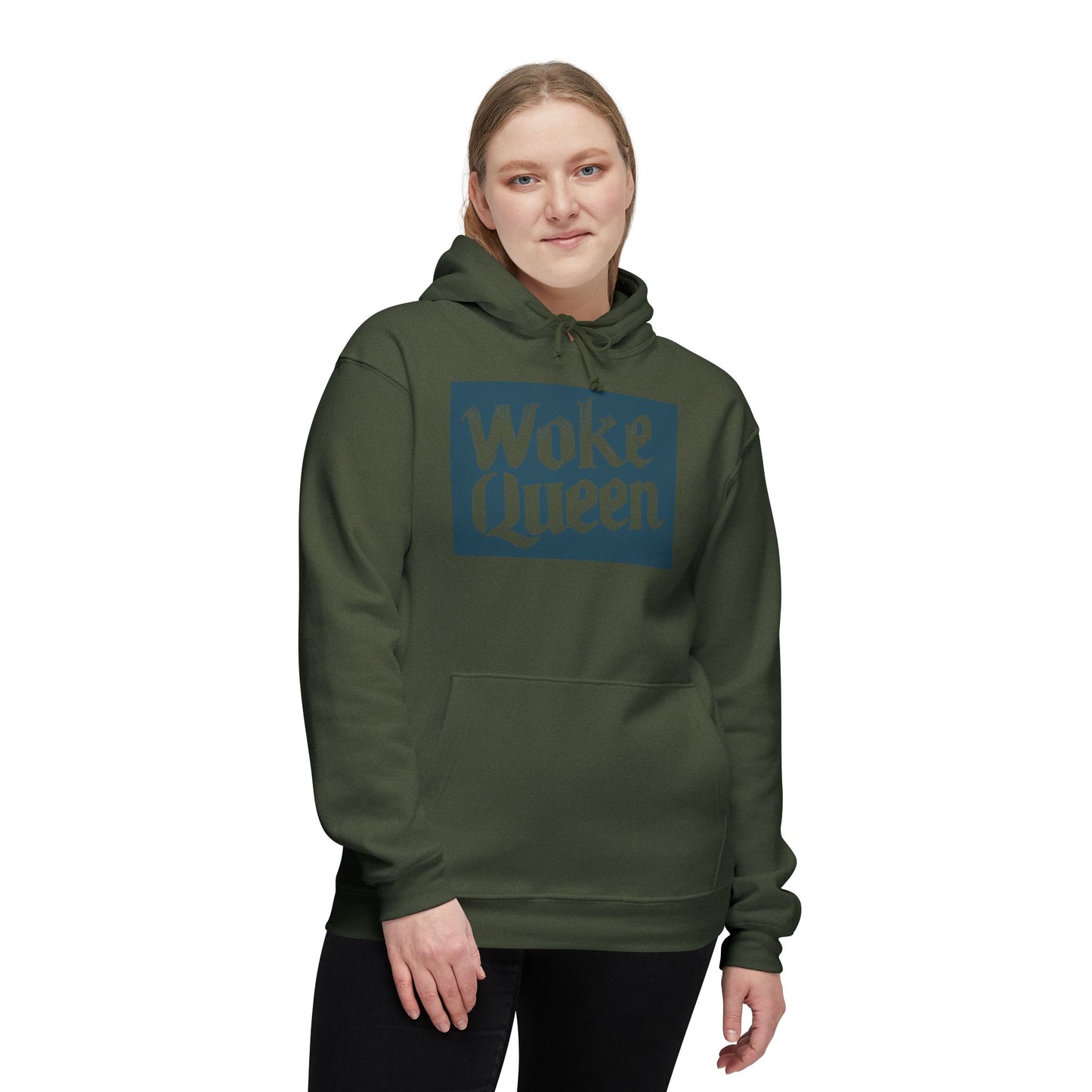 Unisex Woke Queen Hooded Sweatshirt