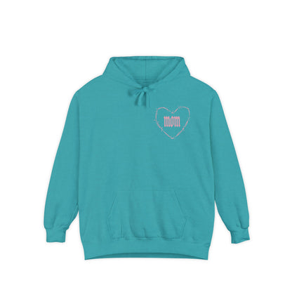 I Heart Mom Unisex Garment-Dyed MotherHoodie