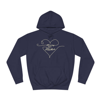 Unisex Strong as a Mother Love Lines Motherhoodie