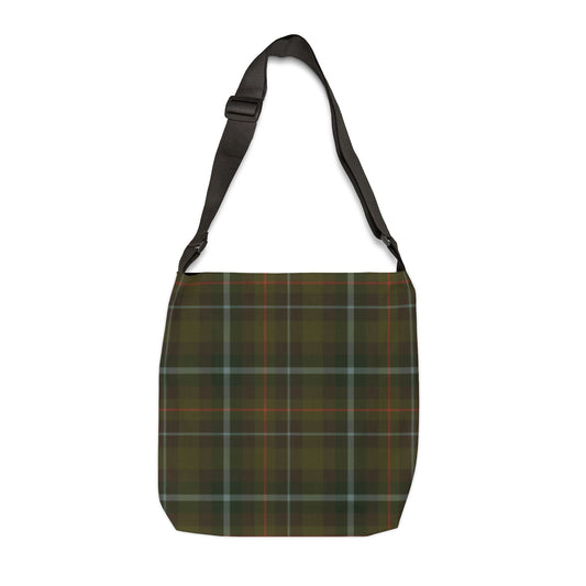 Derby Plaid Adjustable Tote Bag