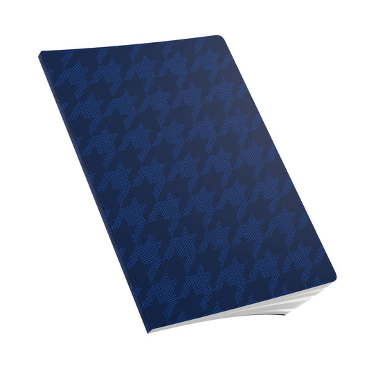 Blue Houndstooth Journal (with Inside Prints)