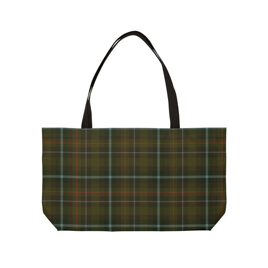 Derby Plaid Weekender Tote Bag