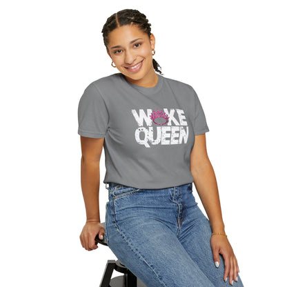 Unisex WOKE QUEEN Tiara Style Garment-Dyed T-shirt