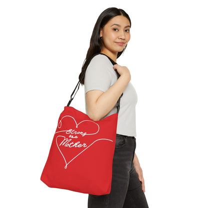 Strong as a Mother Adjustable Tote Bag 9
