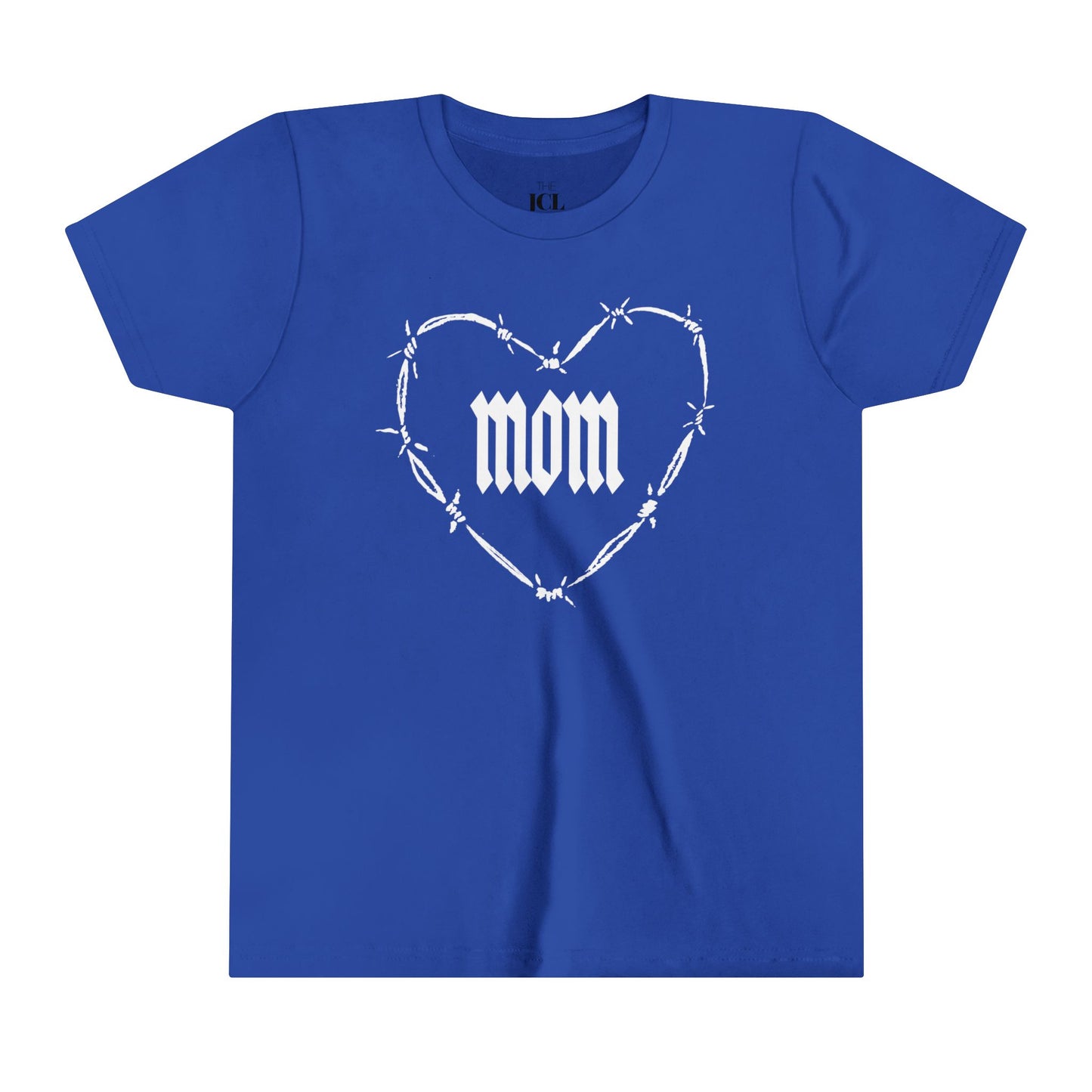 I HEART MOM Youth Short Sleeve Tee