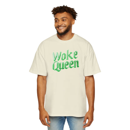 Unisex Heavy Oversized Woke Queen Green Tee