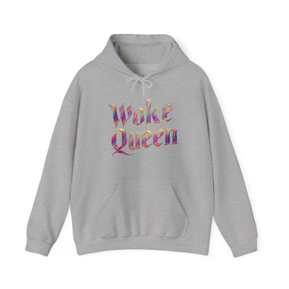Unisex Woke Queen Gothic Iridescence Hooded Sweatshirt