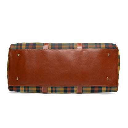 Earthtone Plaid Travel Bag