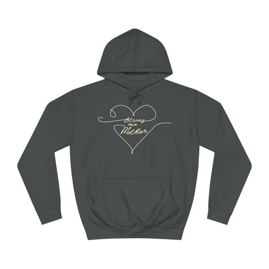 Unisex Strong as a Mother Love Lines Motherhoodie