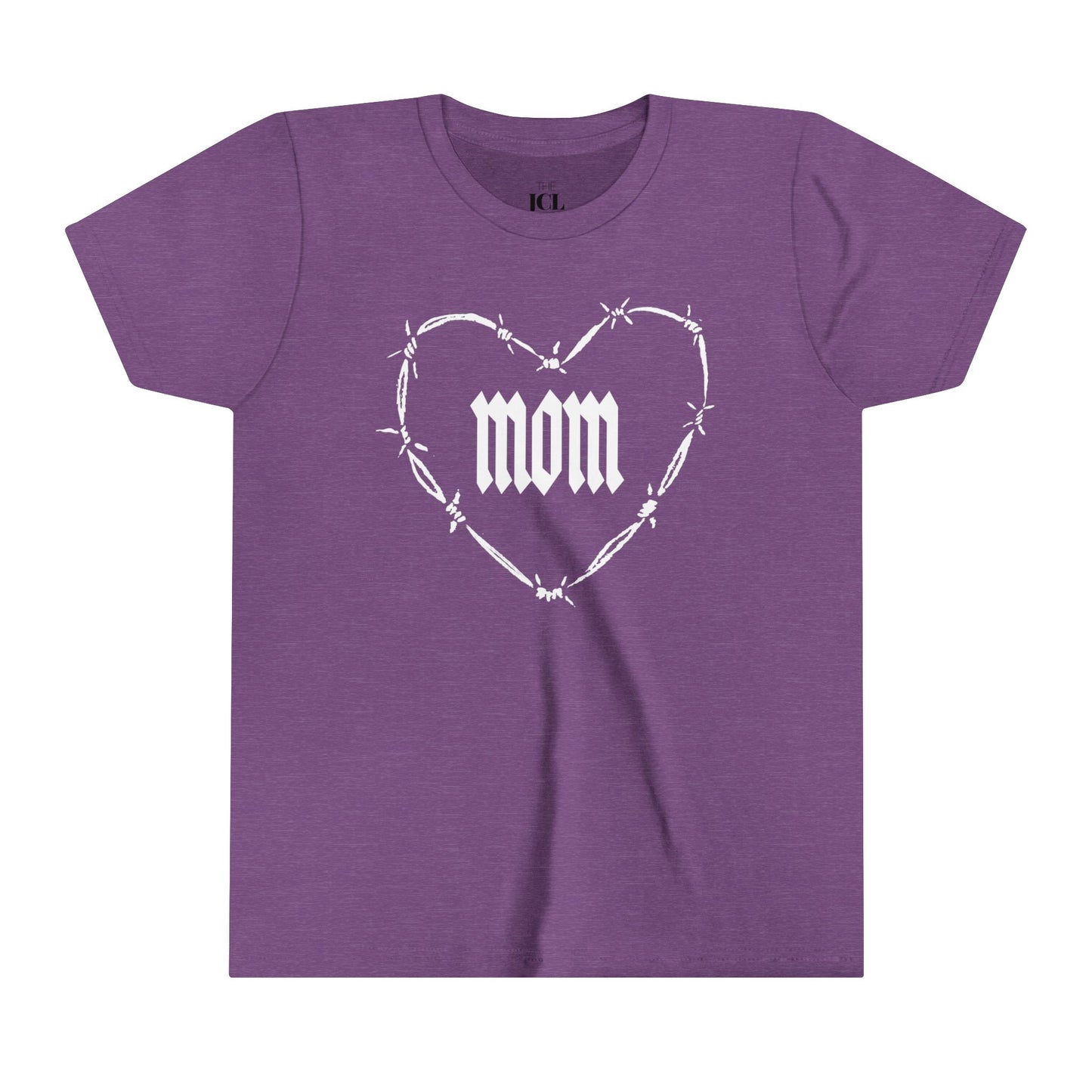 I HEART MOM Youth Short Sleeve Tee