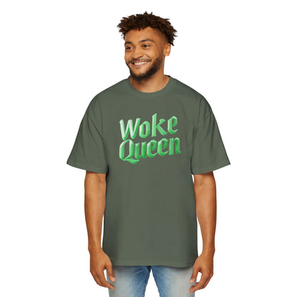 Unisex Heavy Oversized Woke Queen Green Tee