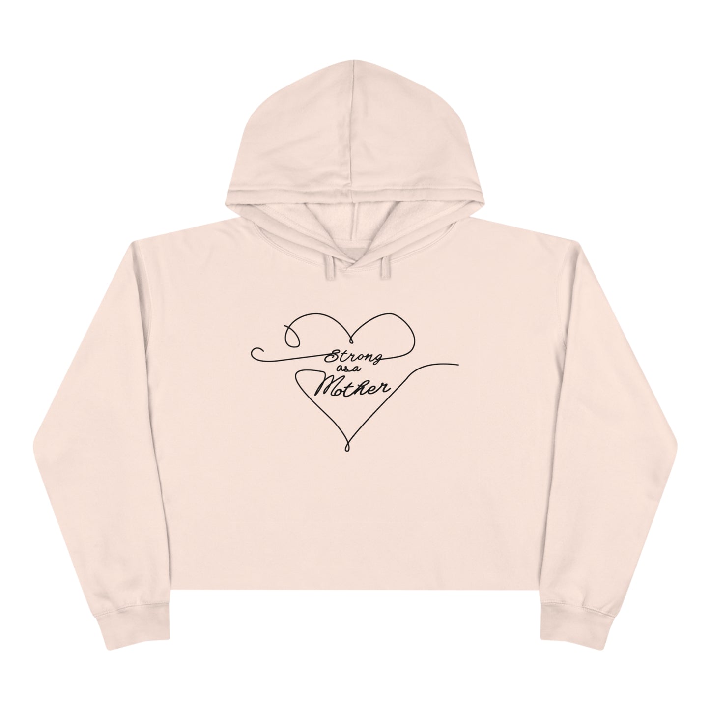 Love Lines Crop Hoodie