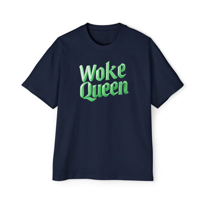 Unisex Heavy Oversized Woke Queen Green Tee