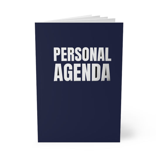 Personal Agenda Blue - Softcover Notebook, A5