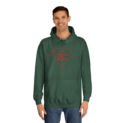 Unisex Strong as a Mother Love Lines Motherhoodie
